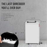 IDEAL 2445 P4 CC, Office Paper Shredder, 13-Sheet Capacity, 9 Gal Bin