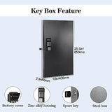 Keypad, Bluetooth & WiFi Unlock (Sold Separately), Access Log Tracking, Key Management System for School