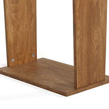 M&T Displays Dark Wood Plywood Stand up Floor-Standing Podium Lectern