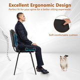 Cloth Fabric Guest Reception Chair with Upholstered Thickene Seat and Back Support
