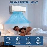 GarveeTech 18K Dual 2 Zone Mini Split Air Conditioner,24 SEER2 12000 BTU+ 12000 BTU Wifi Enabled Multi Zone Ductless, 208-230V Cools Up to 1500 Sq.Ft Multi Zone Ductless Pre-Charged Heat Pump