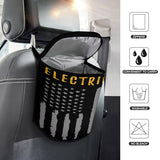 generic Electrician Usa Flag America Electrician Car Trash Can