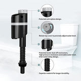 R&T A1350 Quiet Toilet Fill Valve Toilet Universal Tank Parts Replacement, Fast Stop Toilet Leaks and Noisy, Height Adjustable, Easy to Install No Plumber Required
