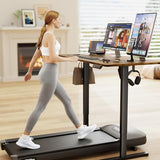 45 x 24 Inches Sit Stand up Desk, Sit Stand Height Adjustable Home Office Desk