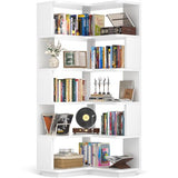 Baffle, Freestanding L Shaped Display Shelf Stand for Home Office, Living Room, Bedroom, Kitchen