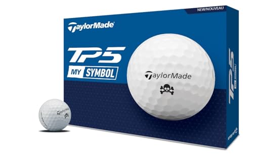 TaylorMade Golf 2024 Symbol TP5 Skull GOLFBALLS ONE Dozen TaylorMade