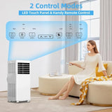 GarveeTech 8000 BTU Portable Air Conditioner - 3 in-1 Cooling, Dehumidifier & Fan, Quiet AC Unit for Rooms Up to 350 Sq.Ft, 24H Timer, Remote Control & Window Kit Included, Black Cover