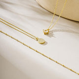 YOIHUR Layered Gold Necklaces for Women, 14K Gold Plated Dainty Stackable Stack Choker Necklaces Trendy Layering Pendant Chain Necklace Set Gold Jewelry for Women Gifts