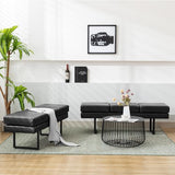 Okeysen Waiting Room Chairs Bench Seat,Office Guest Receptions Bench,57 Inches Conference Room Chairs with 3 Seats
