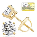 1/4-2 Carat IGI Certified Lab Grown Diamond Stud Earring