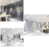 7-Piece Floor-to-Ceiling Black Room Divider Sn - Metal nding Partit for Bedroom, Office, CubicDecor, DIY Room Separat & Privacy Solut