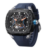 TSAR BOMBA Mens Automatic Watches Luxury Skeleton Mechanical Wristwatch for Men