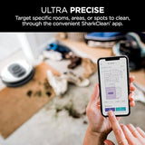 Voice Control Robot Vacuum with Matrix Clean Navigation, Home Mapping, 60-Day Capacity, Self-Empty Base Shark