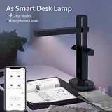 Document Scanner,Capture A3 & A4, Auto-Flatten & Deskew Powered by AI Technology