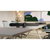 Rally Bar 4K Ultra HD All-in-One Video Conference Camera with 10.1" Tap Cat5e Touch Controller and 2x Mic Pods
