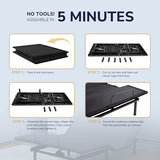 EGOHOME Twin XL Adjustable Bed Frame and 14" Cooling Memory Foam Mattress | Zero Gravity