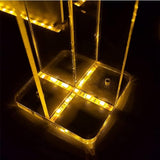 Lectern Podium Stand, Acrylic Pulpit Church Pulpit Church Podium - Rolling Pulpit Table Transparent Acrylic with Wheels