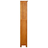 PTUGUOF 7 Tier Oak Bookcase with Natural Oak Finish and 78.7 x 8.9 Inch Shelves for Sturdy Storage