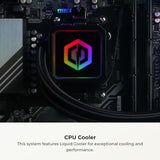 CyberPowerPC Gaming PC, AMD Ryzen 9 9900X, GeForce RTX 5070 12GB