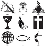 Kingdom Eclipse Acrylic Lectern, Portable Acrylic Pulpits for Churches