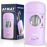 Electric Pencil Sharpener, Fully Automatic Pencil Sharpener for 7-8mm Pencils & Colored Pencil, Auto in & Out,