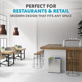 Simpli-Magic 70 Liter / 18.5 Gallon Rectangular Open Top Dual Compartment Recycling Trash Can