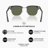 Persol PO3375S Square Shape Sunglasses With Official Eyewear Kit