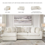 Design by Ashley Chessington Coastal L-Shaped Left-Arm Facing 2-Piece Sectional with Chaise