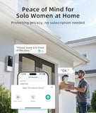 3MP Camera Doorbell Camera Wireless Video Doorbell 2K HD- No Subscription Required