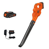 BLACK+DECKER 20V MAX Cordless Leaf Blower, Lawn Sweeper, 130 mph Air Speed