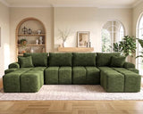 Vipbear 152" Oversized Modular Sectional Sofa, Boneless Couch for Living Room