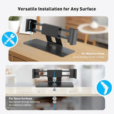 Laptop Locking Station, Premium Aluminum MacBook Security Lock with High-Security Copper Cylinder