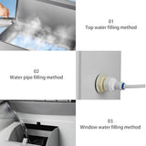 Yajuer Portable Swamp Cooler, Evaporative Air Cooler with 3 Speeds, Industrial Air Conditioner for Indooor Outdoor Patio Garage(75 * 48 * 150cm)