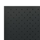Zexlorith 5-Panel Room Divider 2 pcs Steel Privacy Screen Black 78.7x70.9