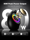 Bluedee Computer Speakers with Subwoofer, 2.1 PC Speakers with Deep Bass and 80W Peak Power,