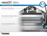 Dahle PowerTEC 707 PS Paper Shredder, P-7 Super Micro Cut