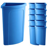 SunSierra 10 pcs 21 Gallon Corner Kitchen Waste Bin, Commercial Heavy-Duty Trash Can, Garbage Bin, Durable Waste Container, Recycling Bin