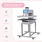 24x32 Large Format Pneumatic Heat Press Machine 6000W 220V Industrial Grade Digital T-Shirt