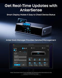 Anker Prime Docking Station (DL7400), 14-Port Triple Display with DisplayLink, 140W Max, Smart Display, Triple 4K 60Hz