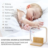 Sunrise Alarm Clock with Wireless Charging Desk Touch Lamp 3 Level Dimmable Wake-up Light Bedside Lamps for Bedroom Living Room