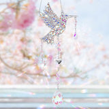Mom Birthday Gifts from Daughter - Mom Gifts for Mother's Day Birthday - Sun Catchers Indoor Window Hummingbird Gift for Women Bird Lovers Mother Grandma Outdoor Garden Home Decor