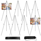 Easel Stand for Wedding Sign Stand, 66 Inch Portable Picture Stands for Display