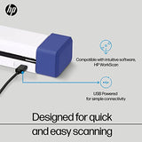 HP Small USB Document & Photo Scanner for Portable 1-Sided Sheetfed Digital Scanning