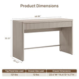 SICOTAS Office Computer Desk with 4 Drawers Modern Executive Writing Desk