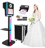 Photo Booth with Printer Included, Portable Mirror Photo Booth 15.6" Touch Screen