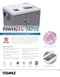 Dahle PowerTEC 747 CS Paper, CD/DVD, & Blu-ray Shredder, P-7 | O-6 Super Micro Cut, NSA/CSS 02-01, Jam Protection, Auto Oiler