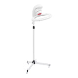 Salon Hair Dryer 360° Rotation Stand Hair Dryer Professional Orbiting Hair Processor with Rolling Base Drying Perming Machine for Salon Spa and Home Hair Care 950w 110v (White)