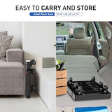 500 LB Heavy Duty Luggage Cart, Utility Dolly Platform Cart with 6 Wheels & 2 Elastic Ropes for Luggage