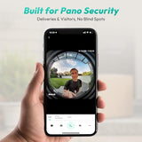 Doorbell Camera Wireless, 5MP Video Doorbell, 180°Panoramic View, No Monthly Fee