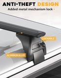 Tuyoung Roof Rack Cross Bars Lockable Compatible with Jeep Wrangler JK JL Gladiator JT 2007-2026, 2 & 4 Door 220lbs Heavy Duty Aluminum Crossbars Rooftop Kayak Bike Luggage Racks